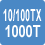 10/100TX/1000T