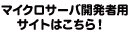 マイクロサーバ開発者用サイト